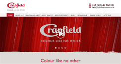 Desktop Screenshot of cranfield-colours.co.uk